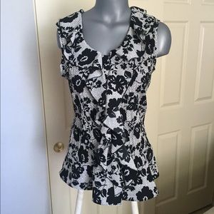 Christopher&Banks Blouse with Ruffles